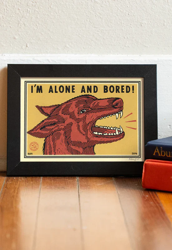 Alone and Bored Print - Image 3