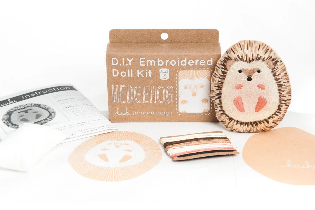 Hedgehog Embroidery Kit - Image 3